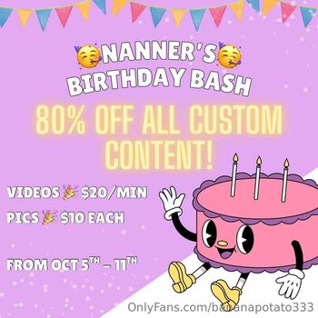 Full leaked Bananapotato  page private onlyfans photo