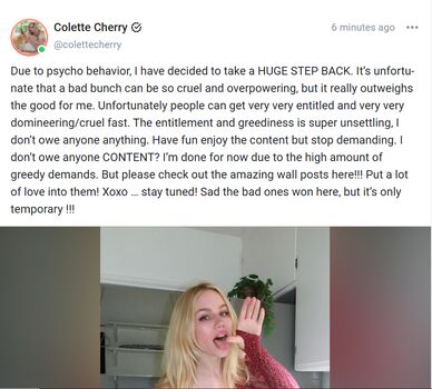 Full leaked Colette cherry  page private onlyfans photo