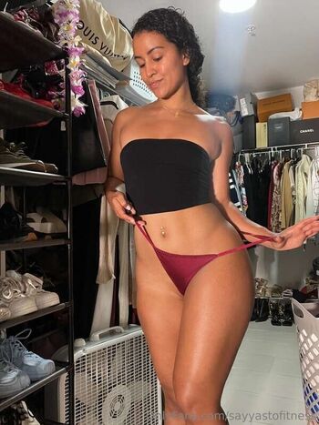 Full leaked Sayyastofitness private onlyfans photo